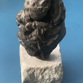 Faust Venus Figur Bronze Sockel Stein